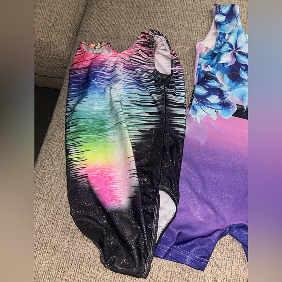Colorful Gymnastics Leotards Set - Picture 4 of 4